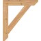 Ekena Millwork Traditional Slat Smooth Bracket, Western Red Cedar, 3 1/2"W x 24"D x 28"H BKT04X24X28TRA06SWR - alternate 4